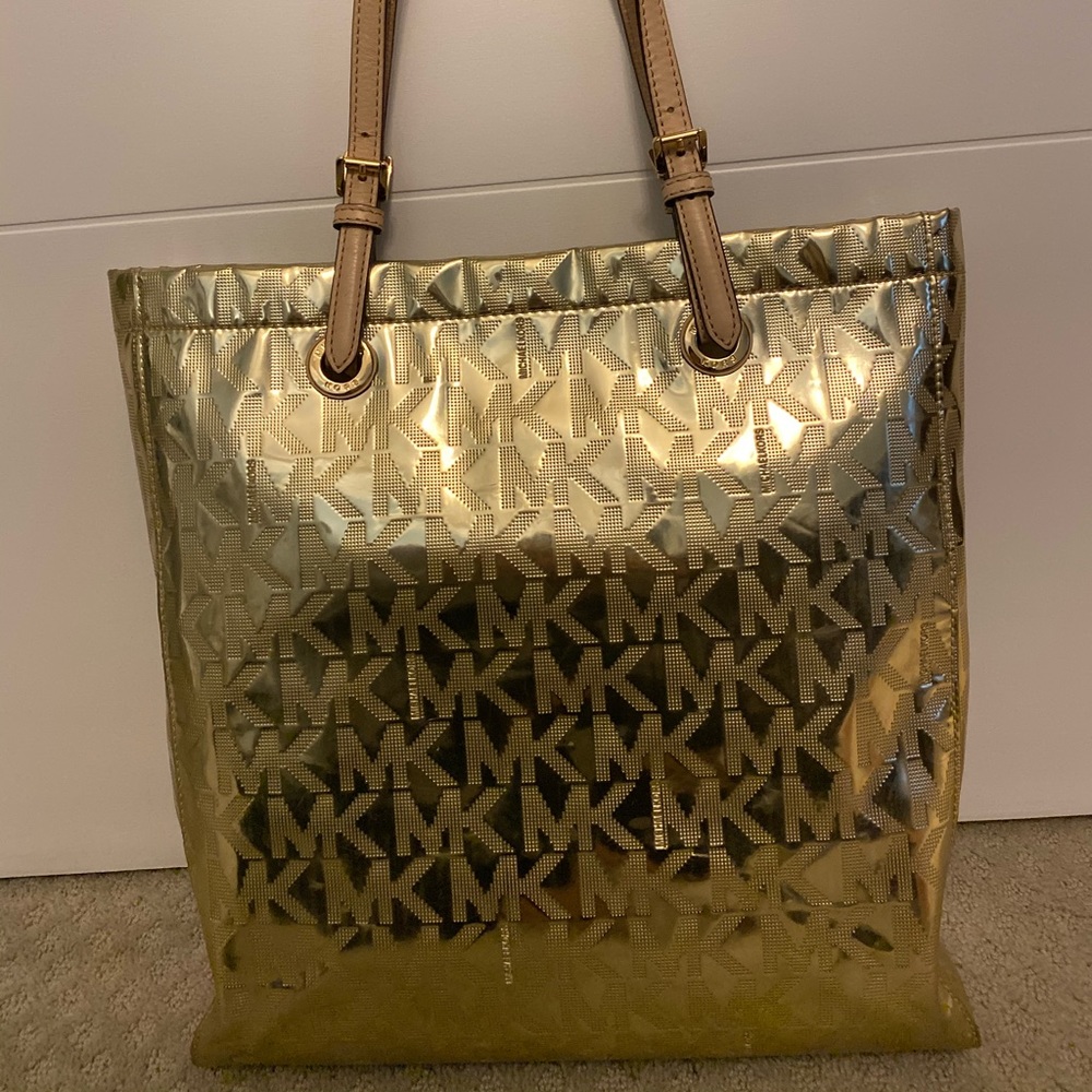 Michael Kors Gold Tote